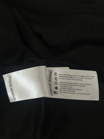 Chrome Hearts Black & Yellow Neck Logo Longsleeve T-Shirt