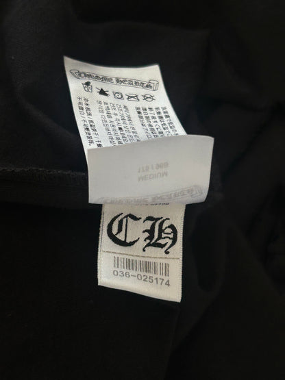 Chrome Hearts Black & Yellow Neck Logo Longsleeve T-Shirt