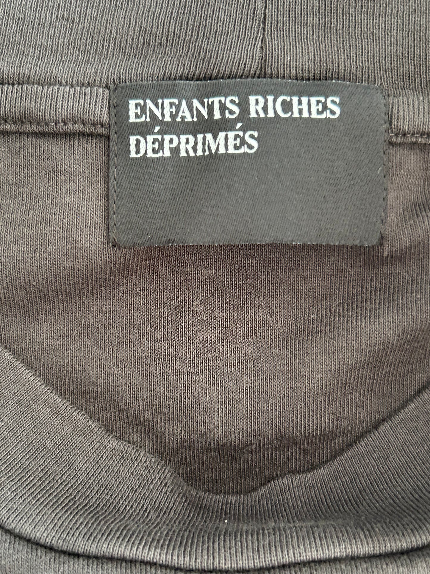 Enfants Riches Deprimes Faded Black & White Women In Sheet Graphic T-Shirt