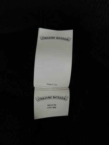 Chrome Hearts Black & Yellow Embroidered Cashmere Hoodie