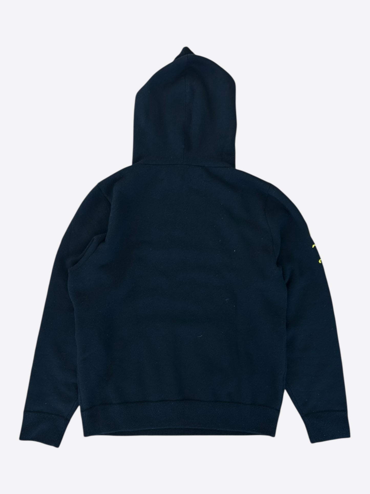 Chrome Hearts Black & Yellow Embroidered Cashmere Hoodie