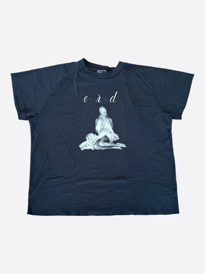 Enfants Riches Deprimes Faded Black & White Women In Sheet Graphic T-Shirt