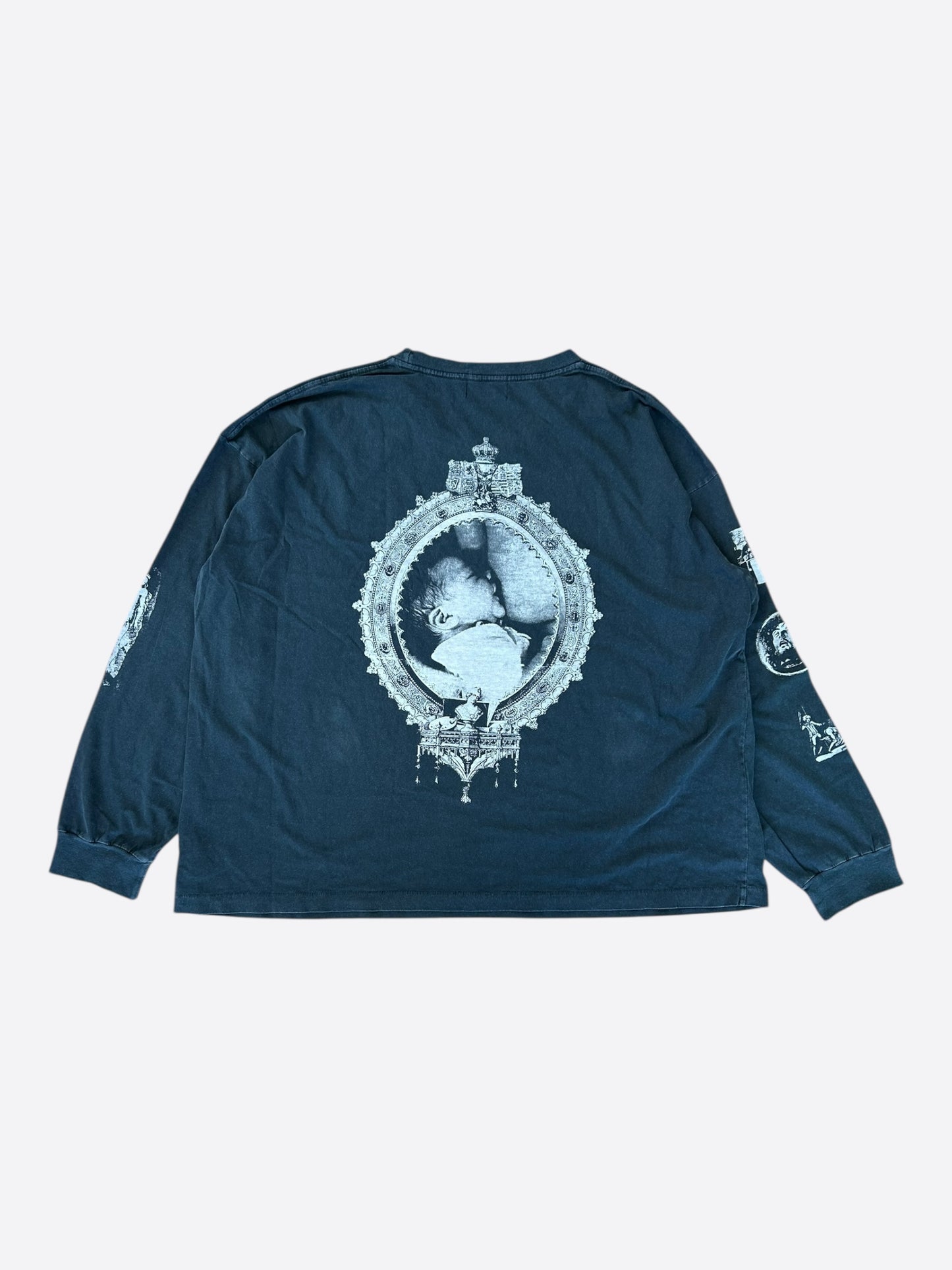 Enfants Riches Deprimes Vintage Black & White The Latency Graphic Longsleeve T-Shirt