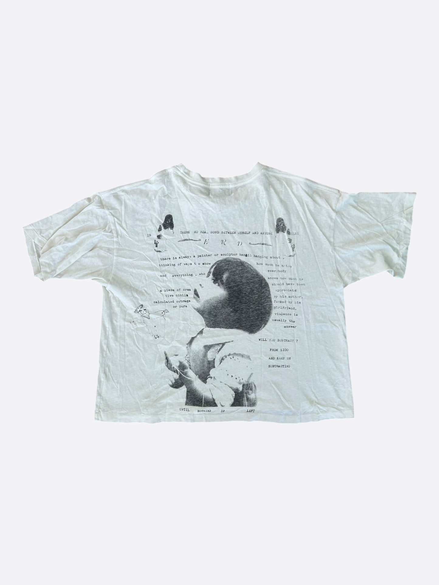 Enfants Riches Deprimes White & Black Reminiscing Graphic T-Shirt