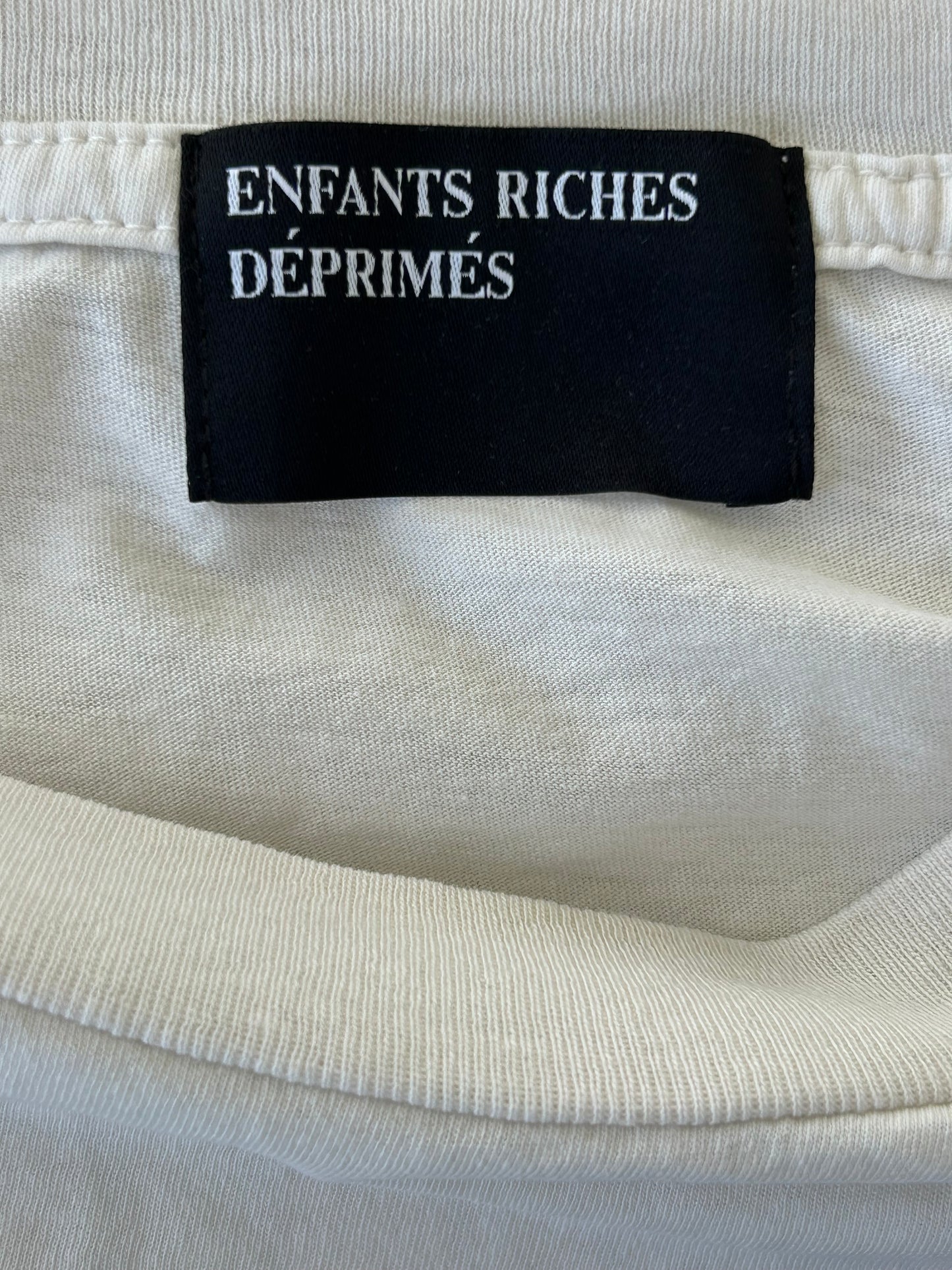 Enfants Riches Deprimes White & Black S*x Related Crimes Graphic T-Shirt