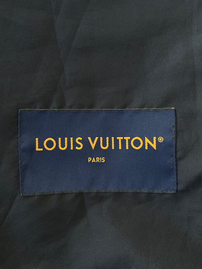 Louis Vuitton Black & White Embroidered Logo Track Jacket