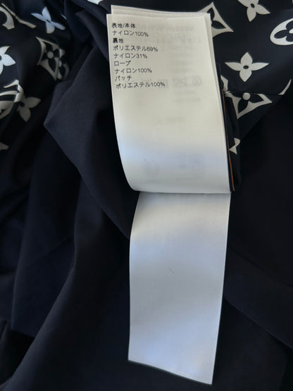 Louis Vuitton Black & White Embroidered Logo Track Jacket