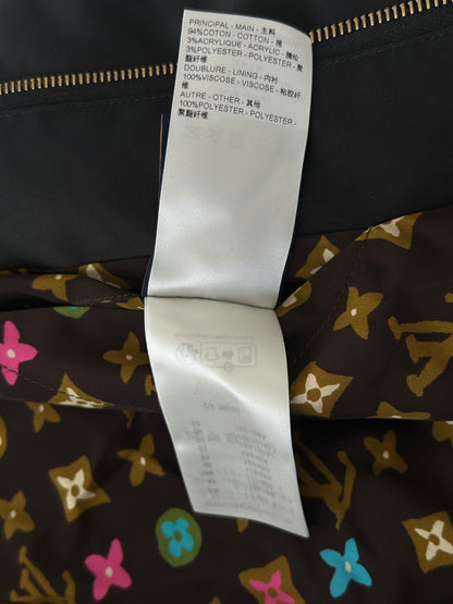 Louis Vuitton Tyler The Creator Navy & Multicolor Monogram Aviator Jacket