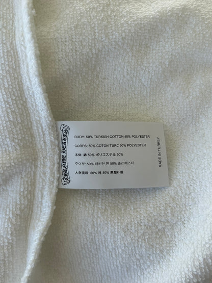 Chrome Hearts White & Black Horseshoe Logo Robe