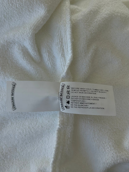 Chrome Hearts White & Black Horseshoe Logo Robe