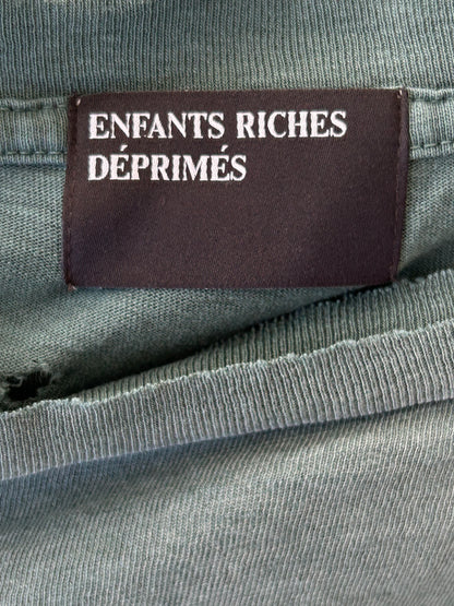 Enfants Riches Deprimes Teal & Black Reverend Graphic T-Shirt
