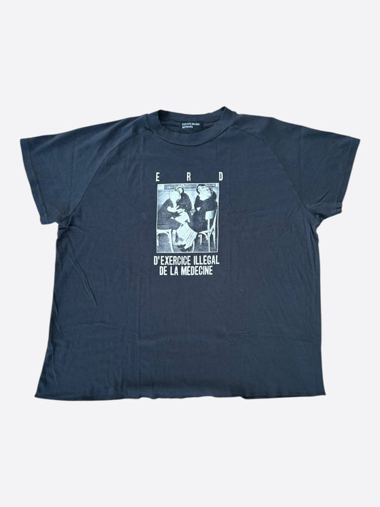 Enfants Riches Deprimes Faded Black & White Medicine Graphic T-Shirt