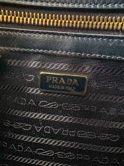 Prada Black Large Saffiano Handbag