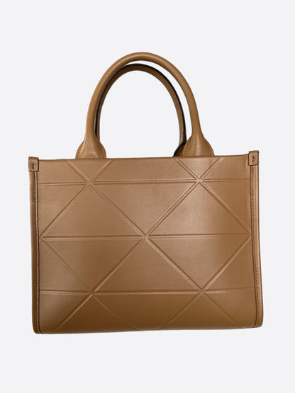 Prada Caramel Mini Symbole Leather Tote Bag