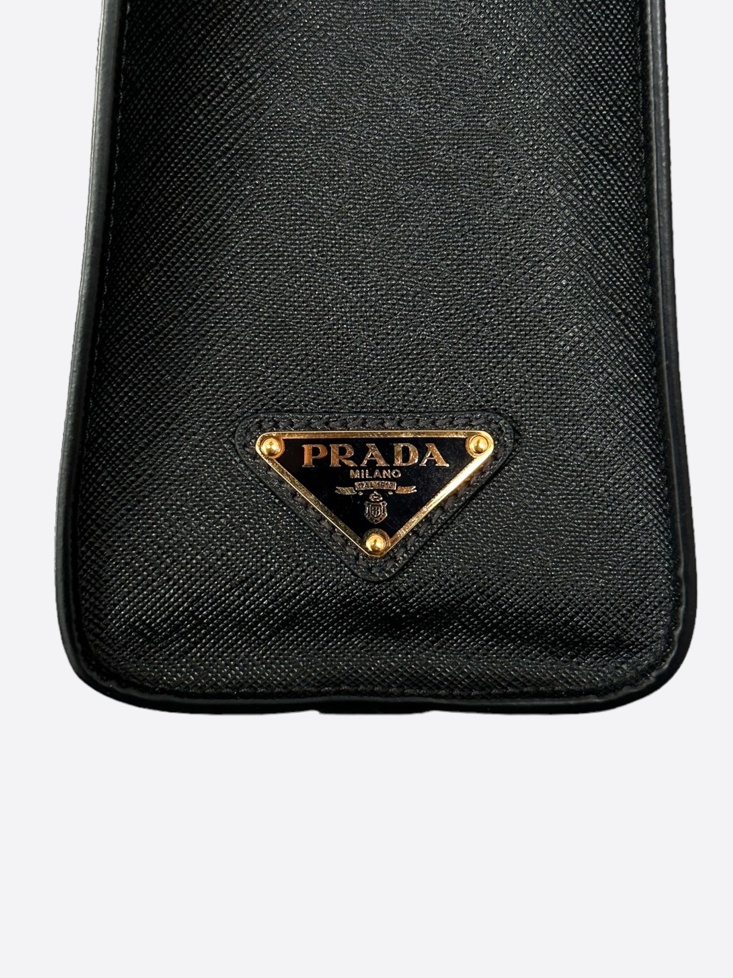 Prada Black Large Saffiano Handbag