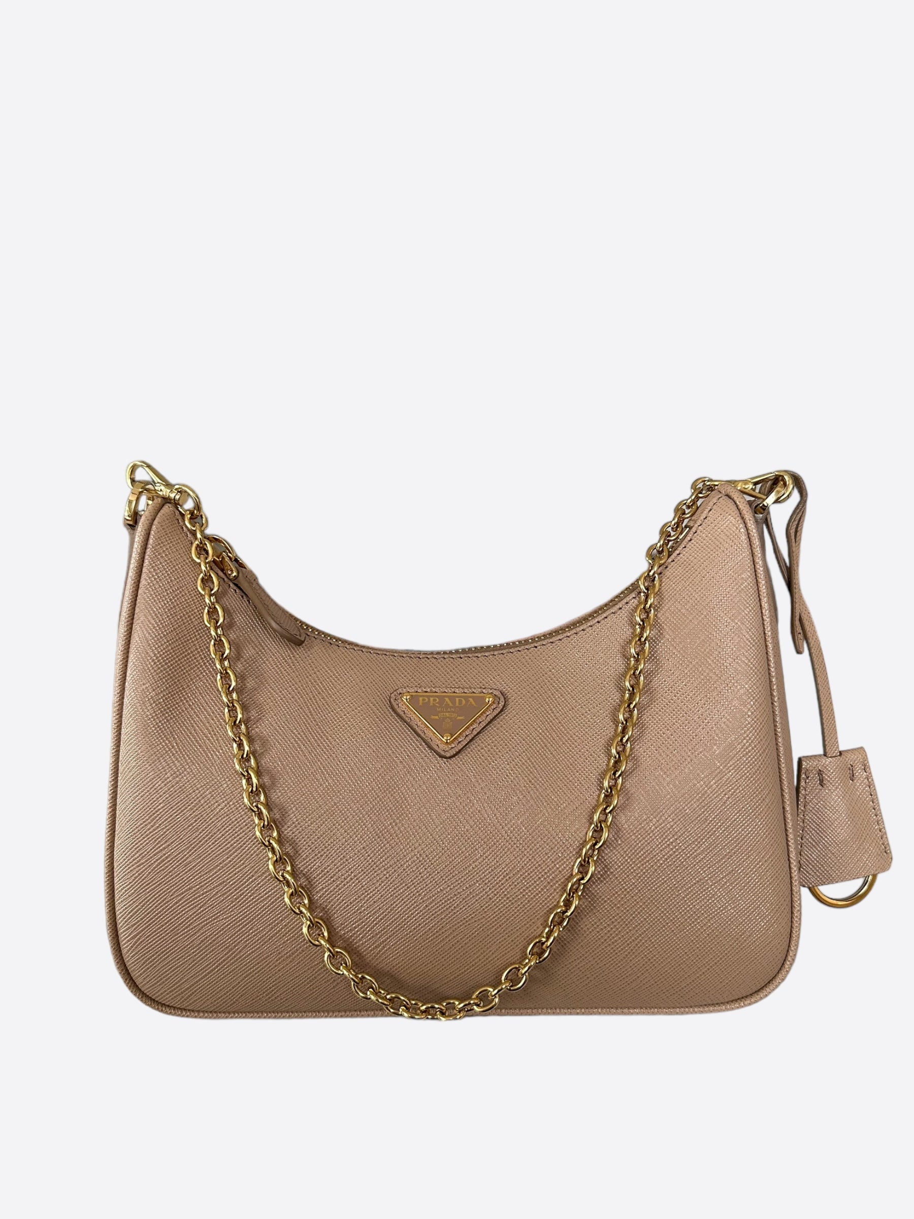 Prada cameo beige discount bag