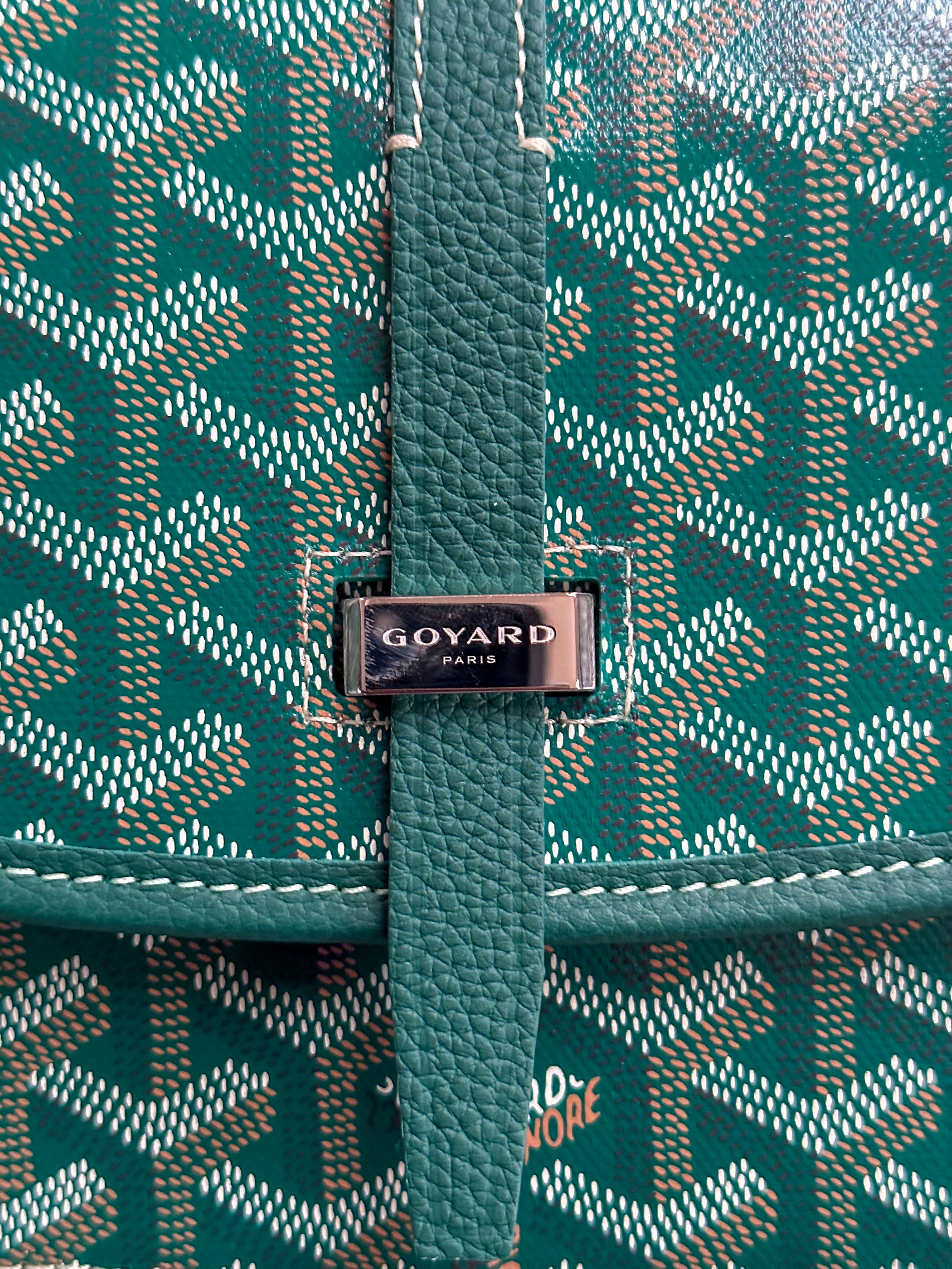 Goyard Green Goyardine Belvedere Messenger Bag Savonches