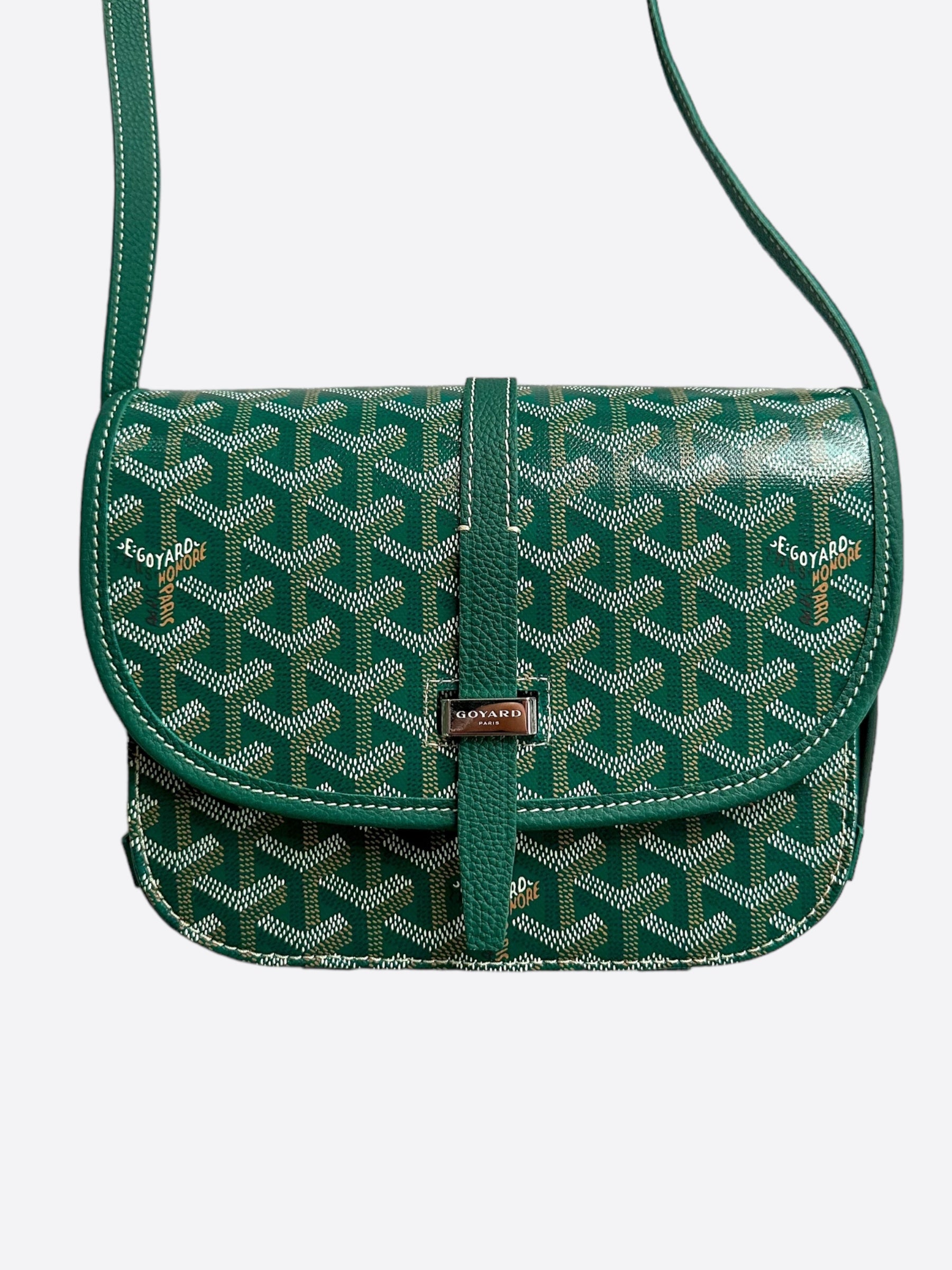 Goyard Green Belvedere Messenger Bag Savonches