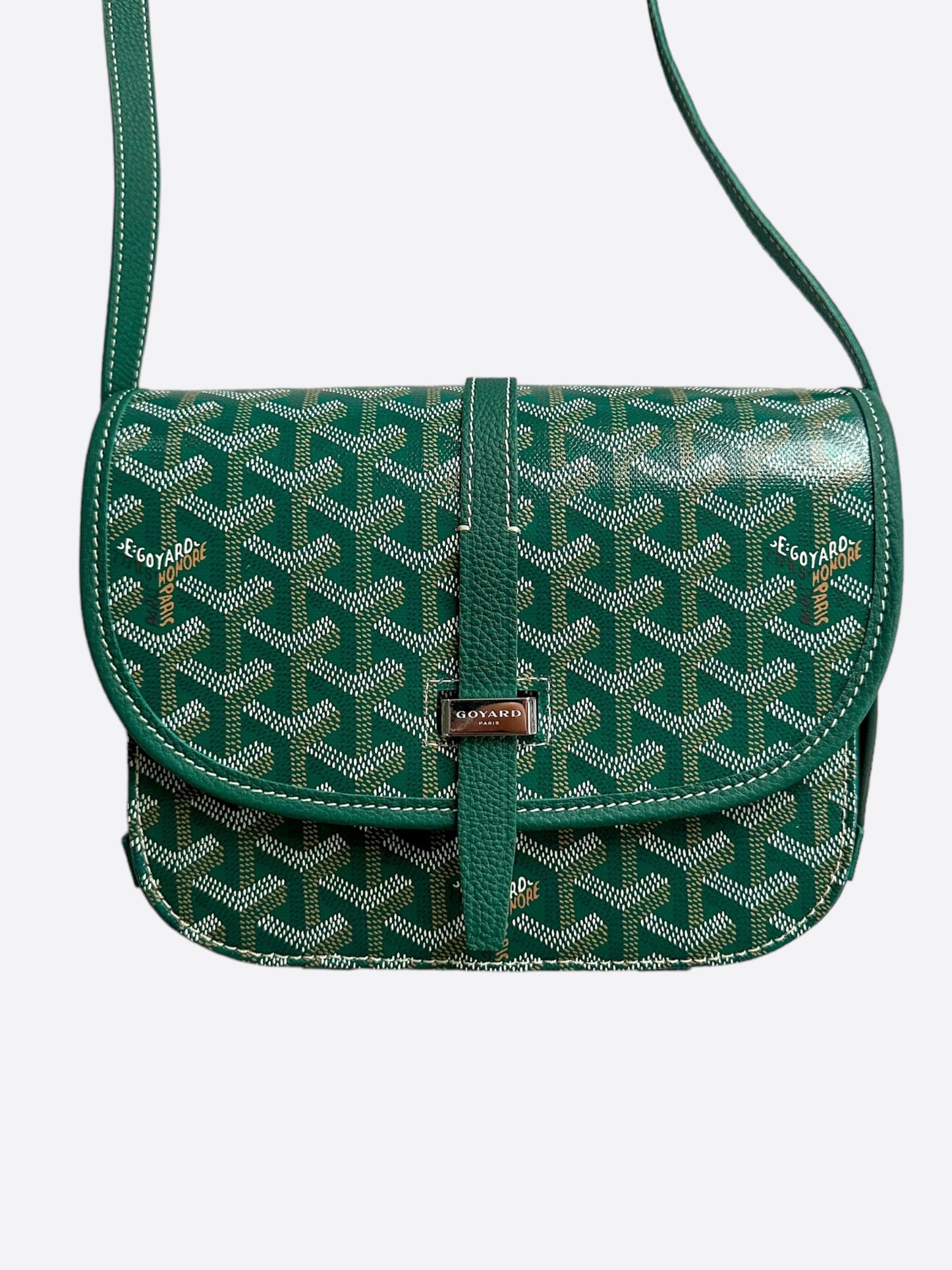 Goyard Green Belvedere Messenger Bag