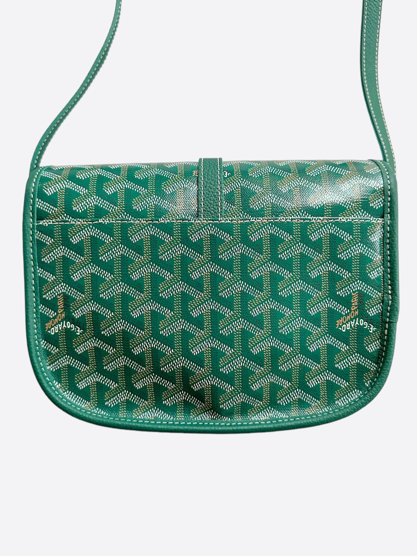 Goyard Green Belvedere Messenger Bag