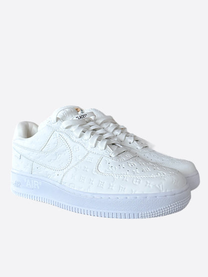 Louis Vuitton Nike White Monogram Air Force 1