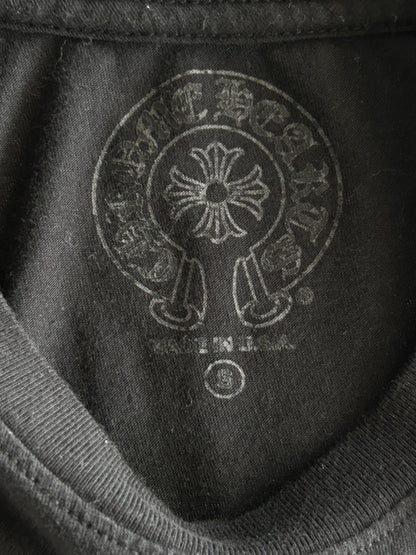 Chrome Hearts Miami Exclusive Black & White Horseshoe Logo T-Shirt