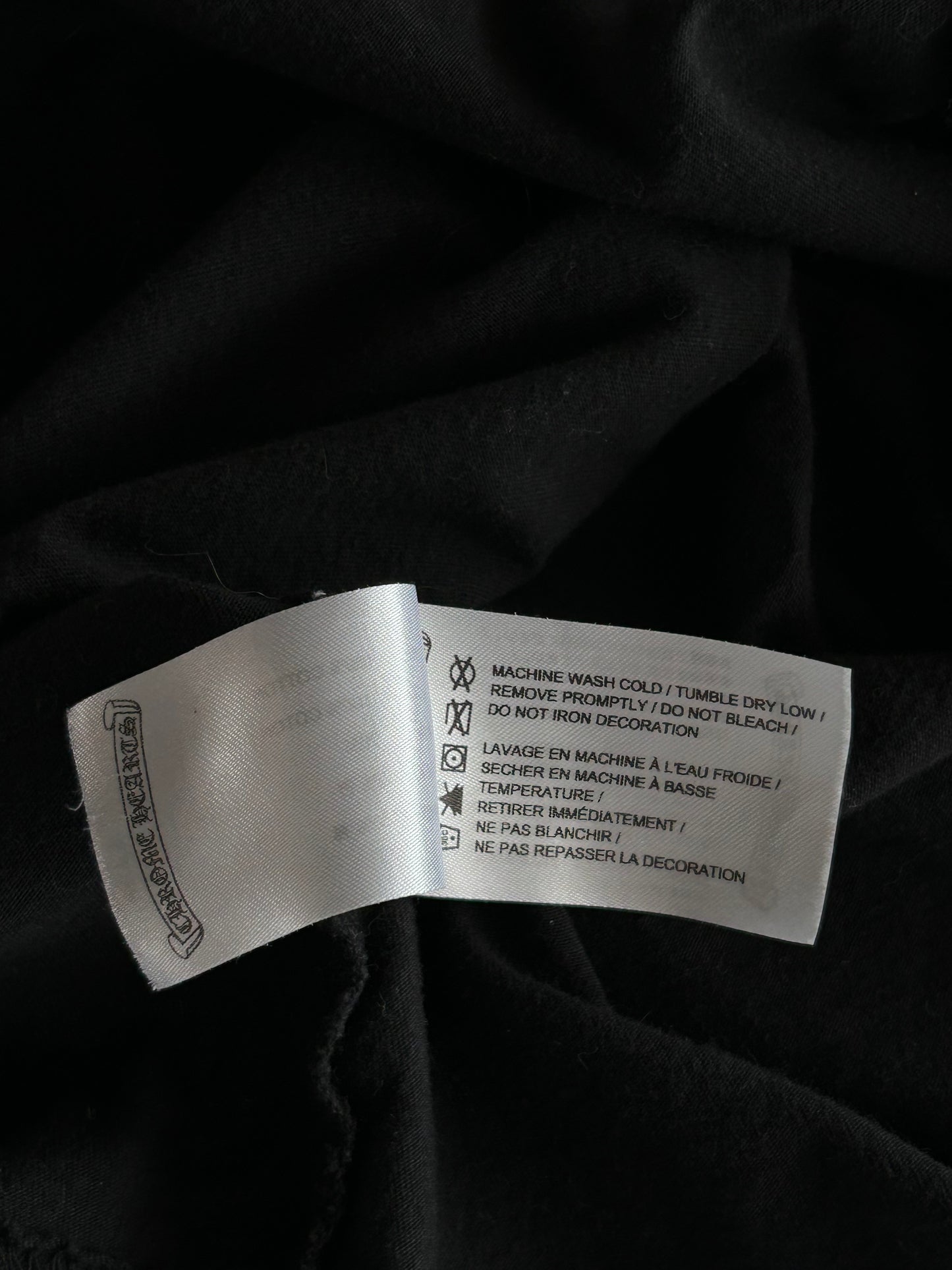 Chrome Hearts Miami Exclusive Black & White Horseshoe Logo T-Shirt