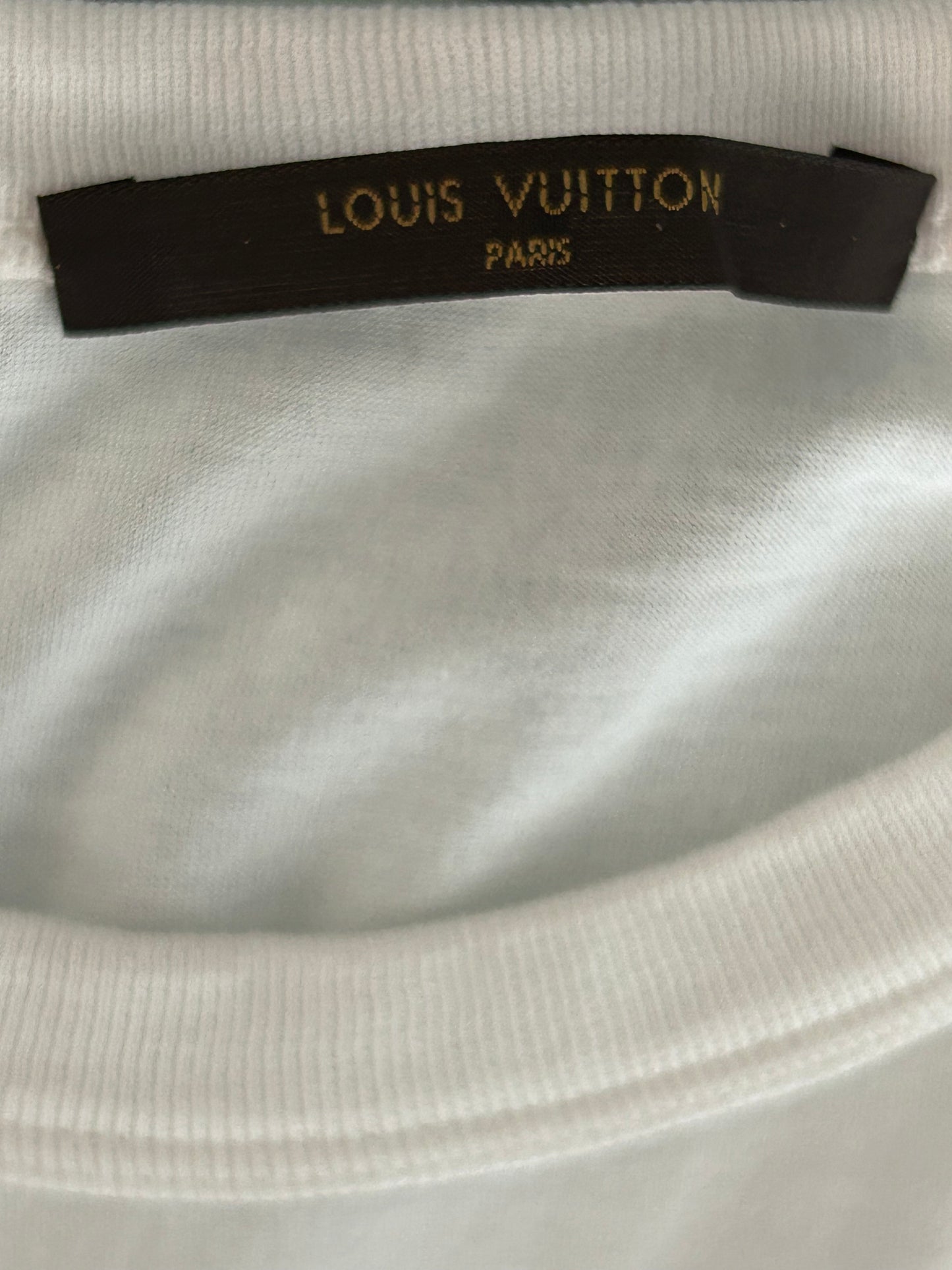 Louis Vuitton Supreme White & Red Box Logo T-Shirt