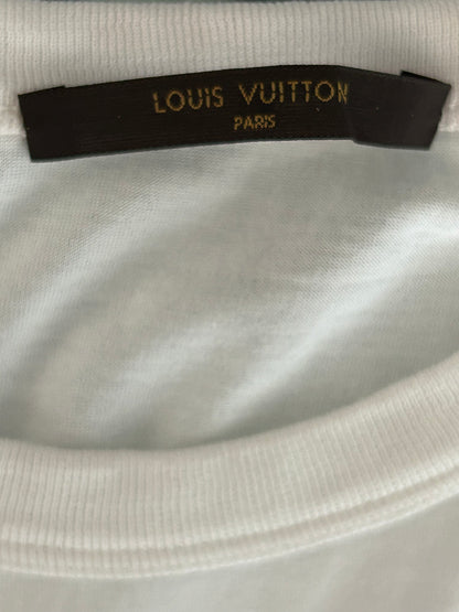 Louis Vuitton Supreme White & Red Box Logo T-Shirt