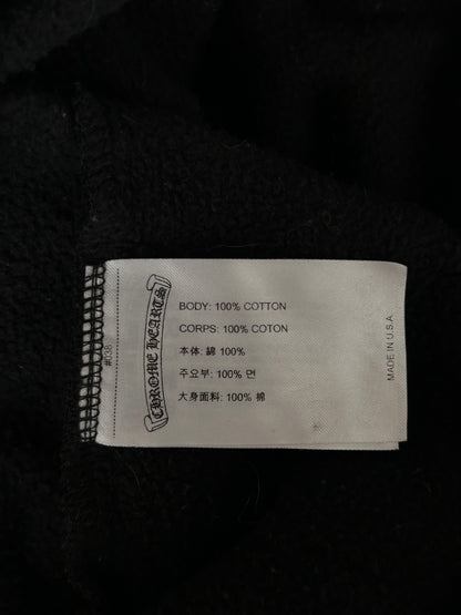 Chrome Hearts Black & White Paris Horseshoe Logo Hoodie