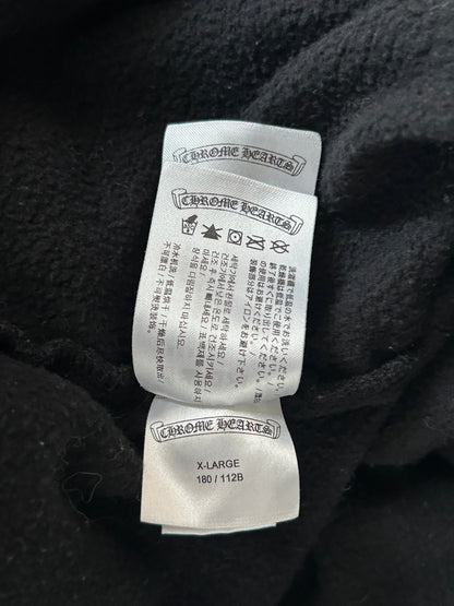 Chrome Hearts Black & White Paris Horseshoe Logo Hoodie