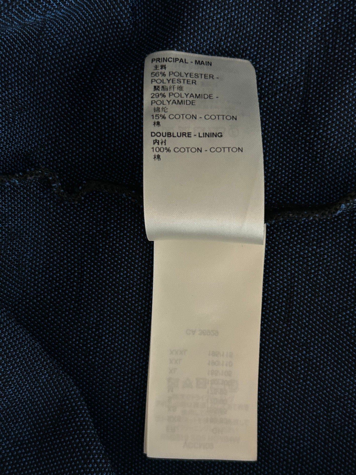 Louis Vuitton Black & Blue Monogram Zip Up Hoodie