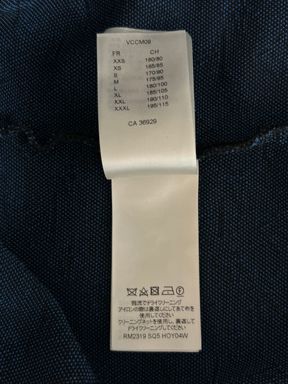 Louis Vuitton Black & Blue Monogram Zip Up Hoodie