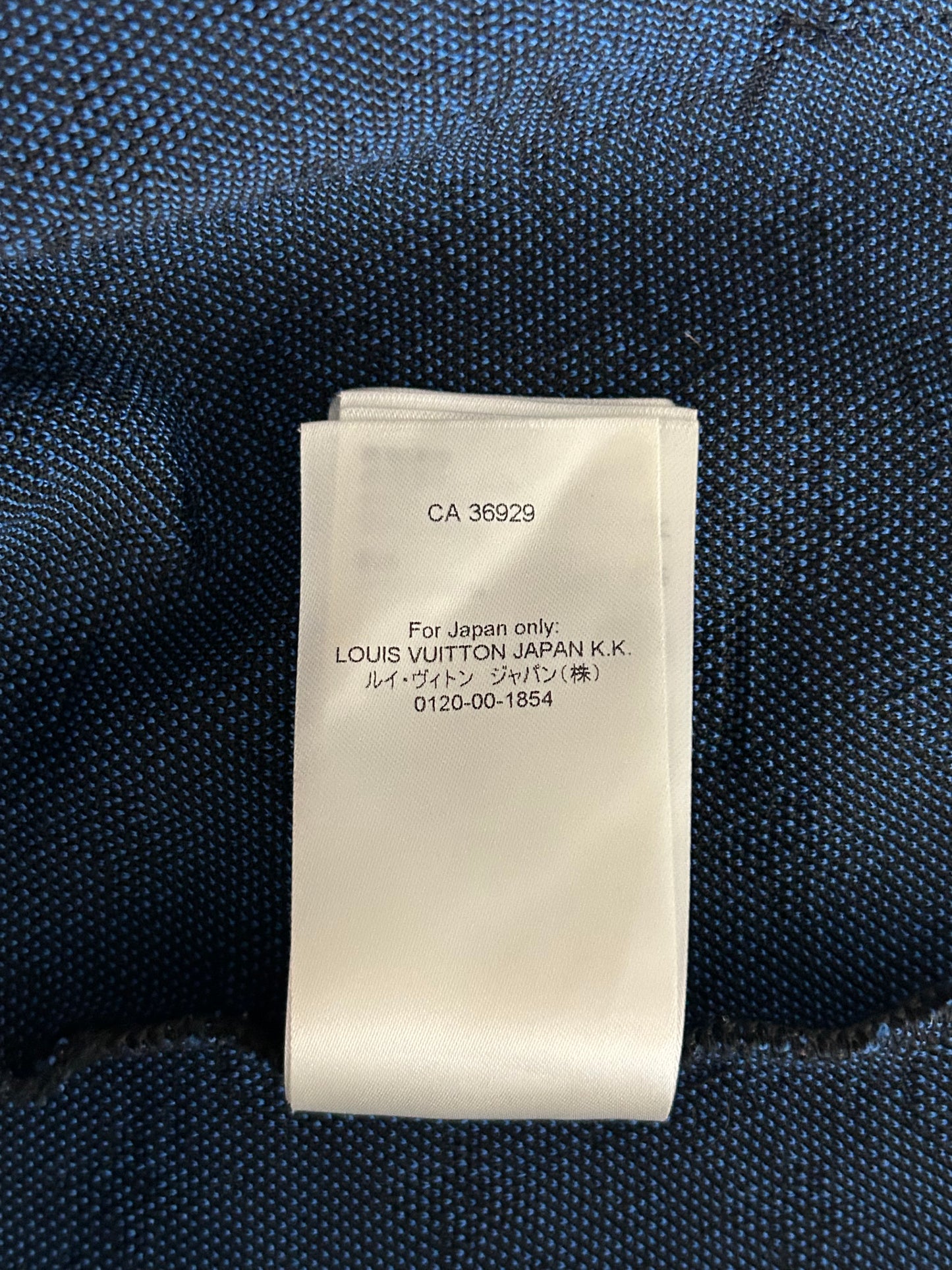 Louis Vuitton Black & Blue Monogram Zip Up Hoodie