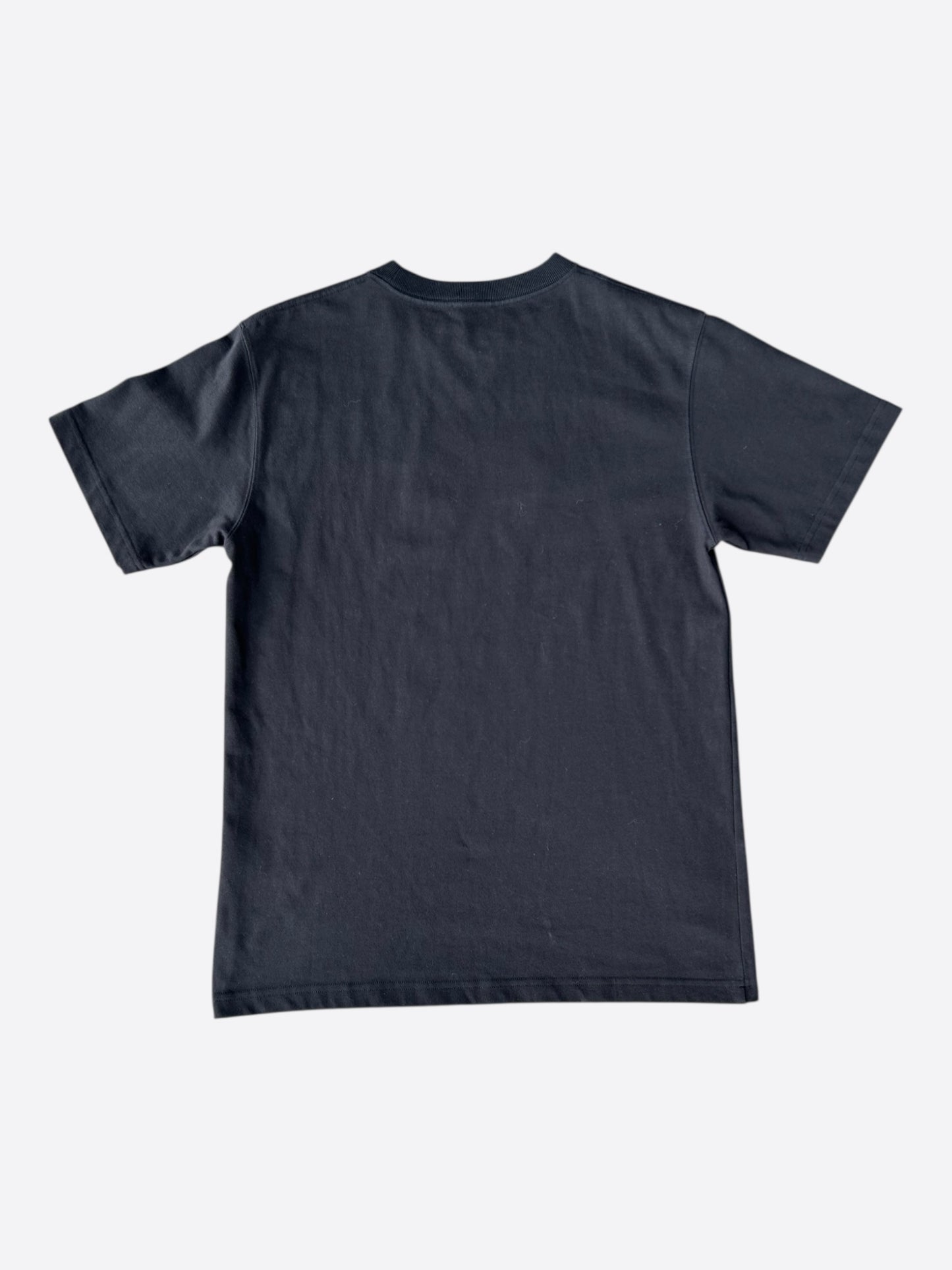 Dior Black & Grey Embroidered Logo T-Shirt