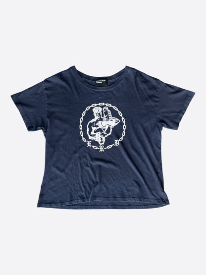 Enfants Riches Deprimes Navy & White Chain Graphic T-Shirt