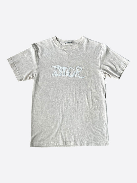 Dior Peter Doig Beige & White Logo T-Shirt