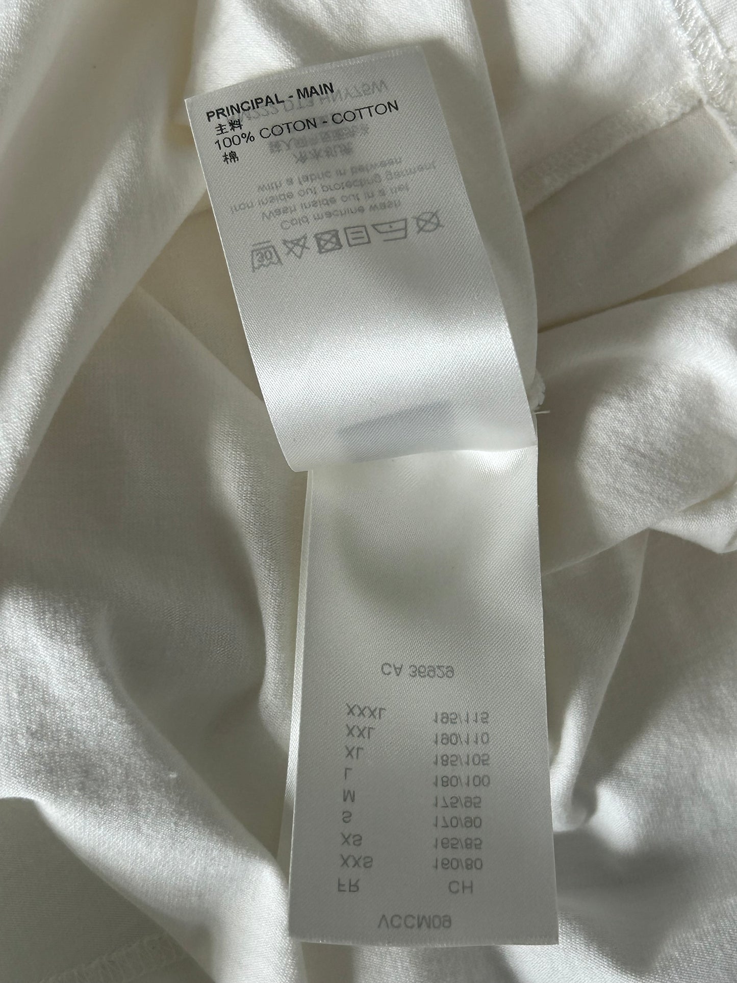 Louis Vuitton White 1854 Embroidered T-Shirt