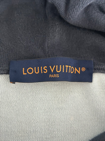 Louis Vuitton Grey & White Monogram Gradient Hoodie