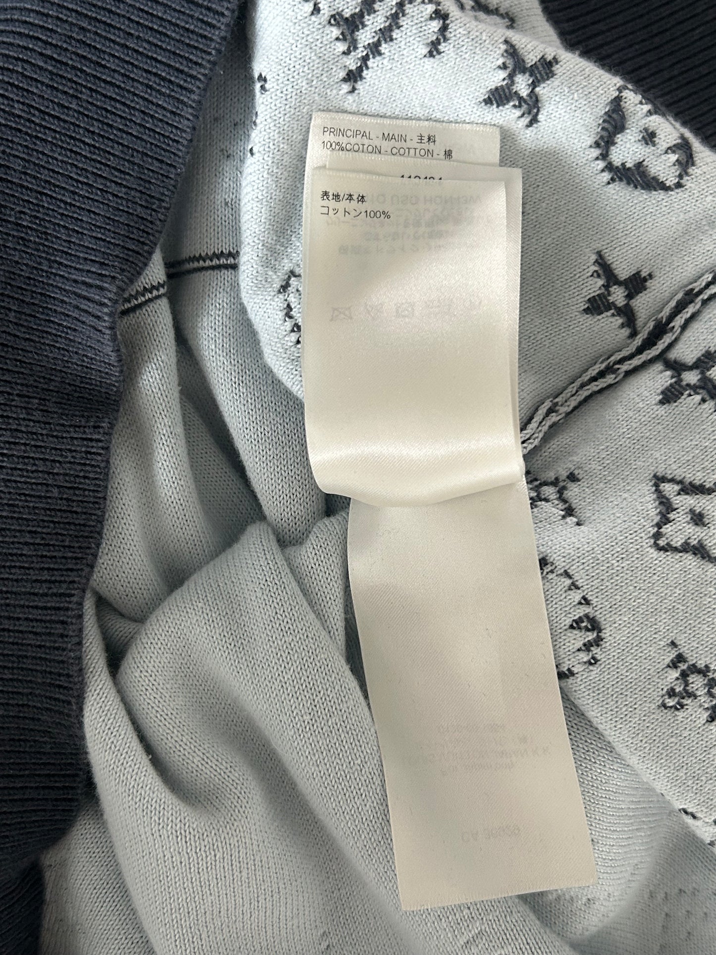 Louis Vuitton Grey & White Monogram Gradient Hoodie