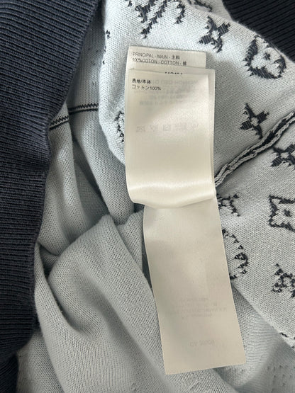 Louis Vuitton Grey & White Monogram Gradient Hoodie
