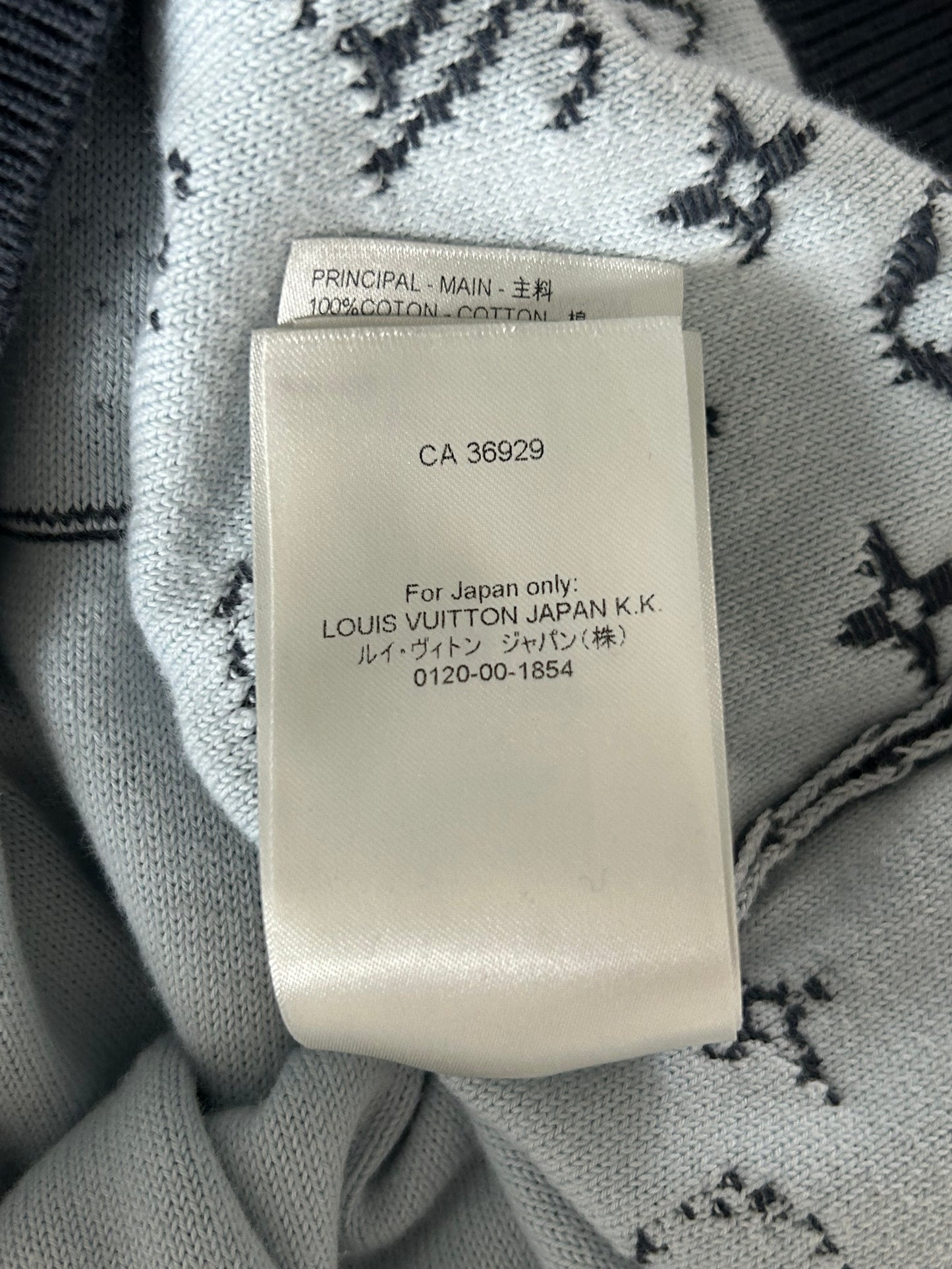 Louis Vuitton Grey & White Monogram Gradient Hoodie
