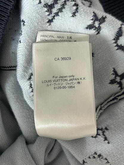 Louis Vuitton Grey & White Monogram Gradient Hoodie