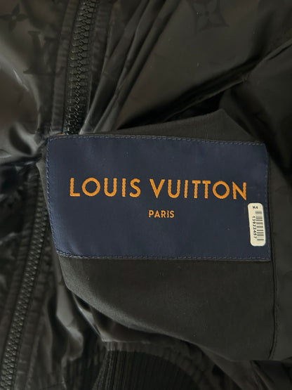 Louis Vuitton Black Monogram Reversible Leather Jacket