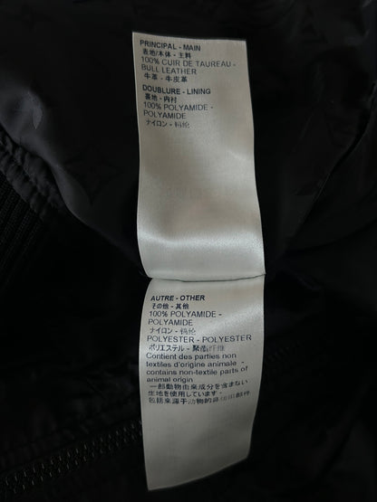 Louis Vuitton Black Monogram Reversible Leather Jacket