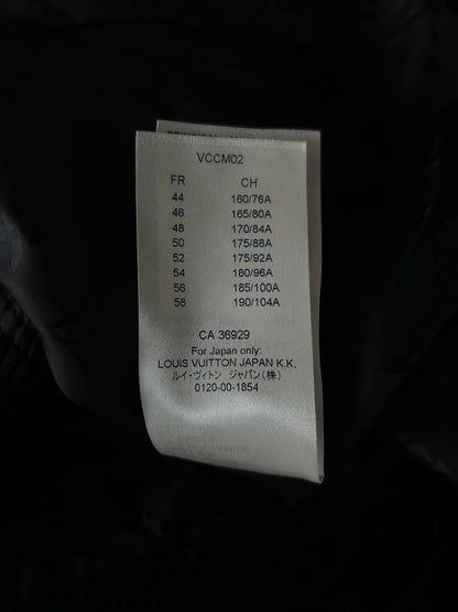 Louis Vuitton Black Monogram Reversible Leather Jacket