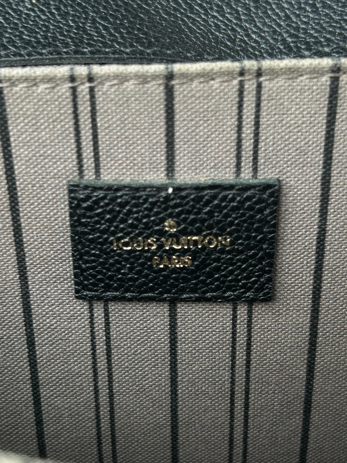 Louis Vuitton Black Empreinte Monogram Pochette Metis