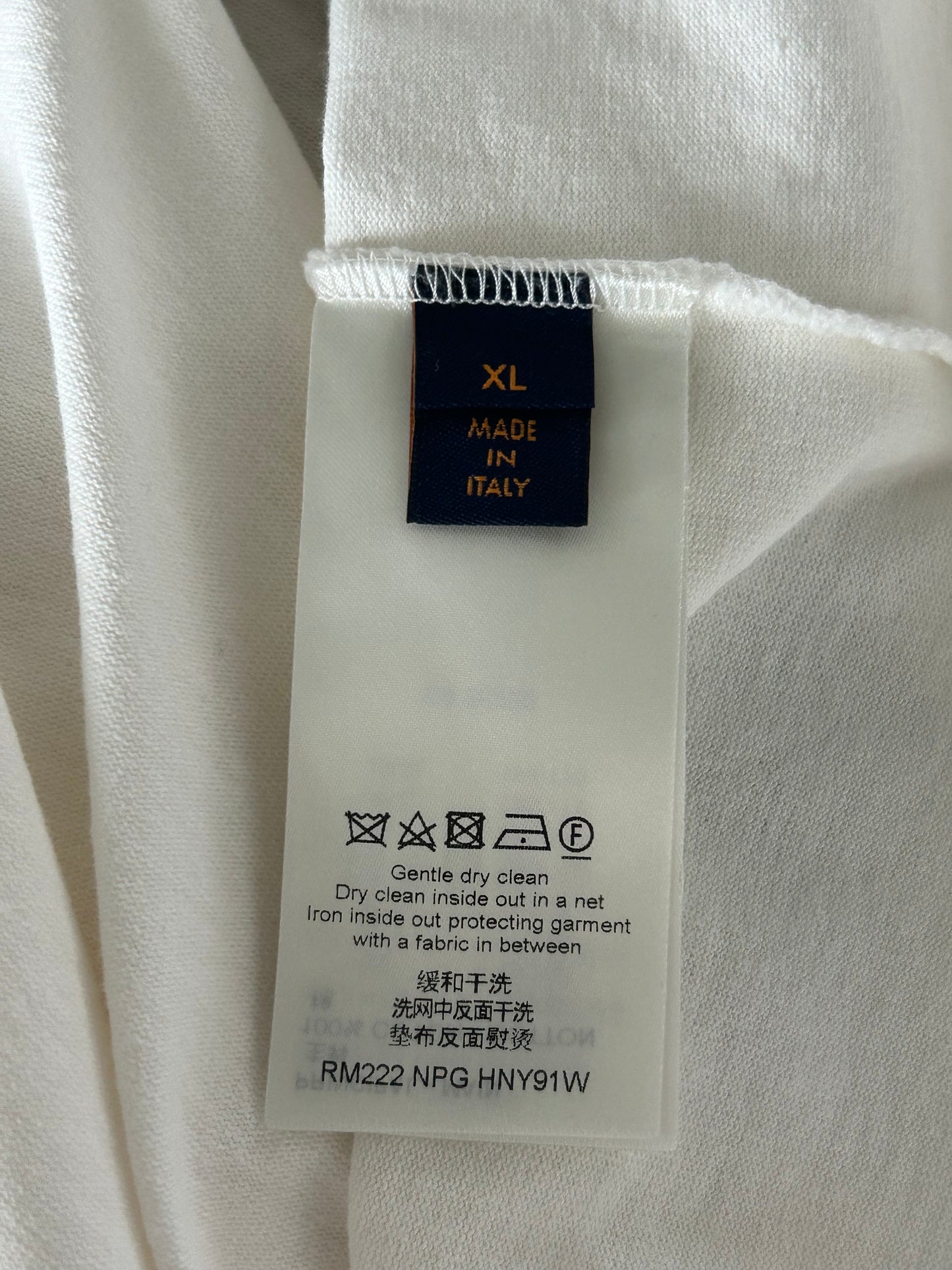 Louis Vuitton White Flower Tapestry T-Shirt