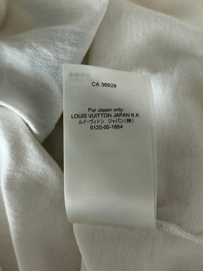 Louis Vuitton White Flower Tapestry T-Shirt