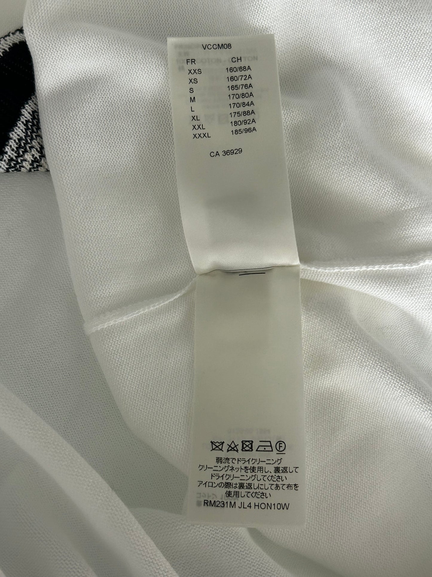 Louis Vuitton White Intarsia Graphic T-Shirt